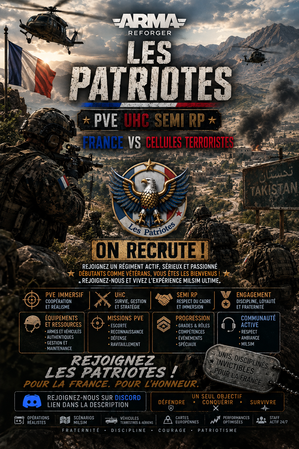 (FR) Les Patriotes - Serveur Arma Reforger