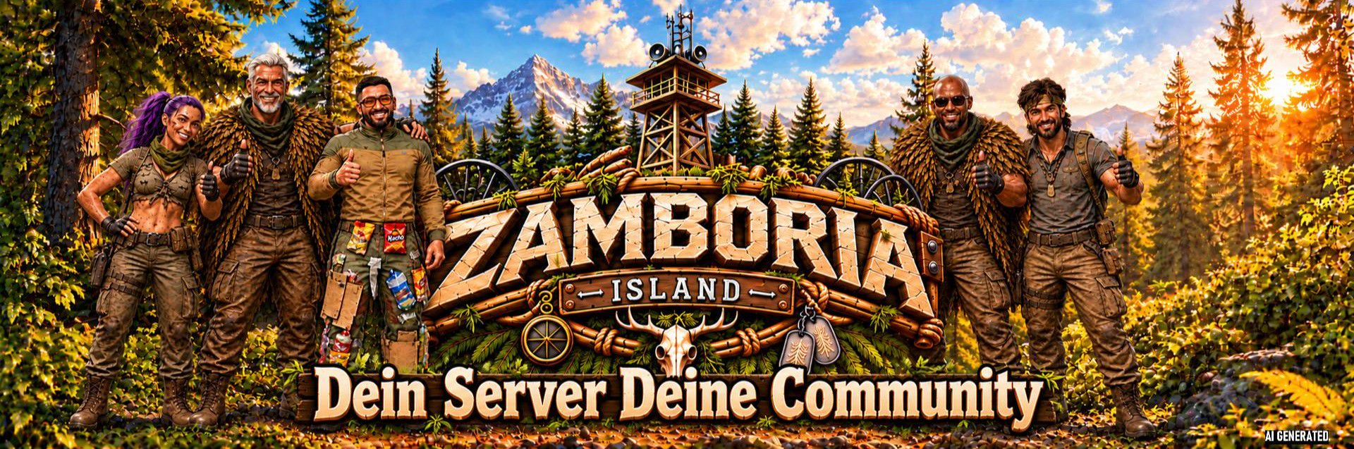[GER] Zamboria Island PVE [Loot 1.5] [Coin-Shop] Starterkit - Server Scum