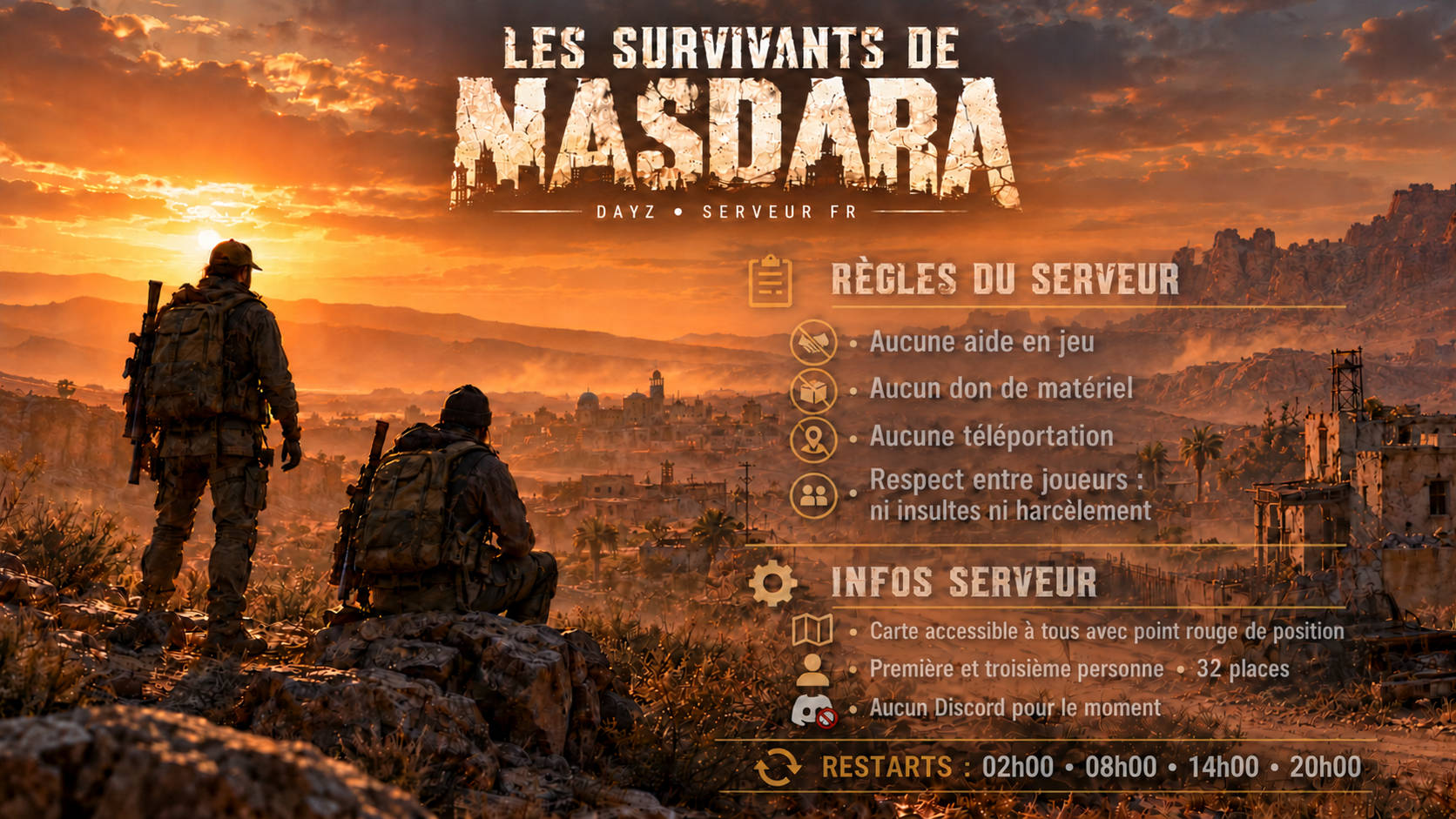 Les Survivants De Nasdara - Serveur Dayz