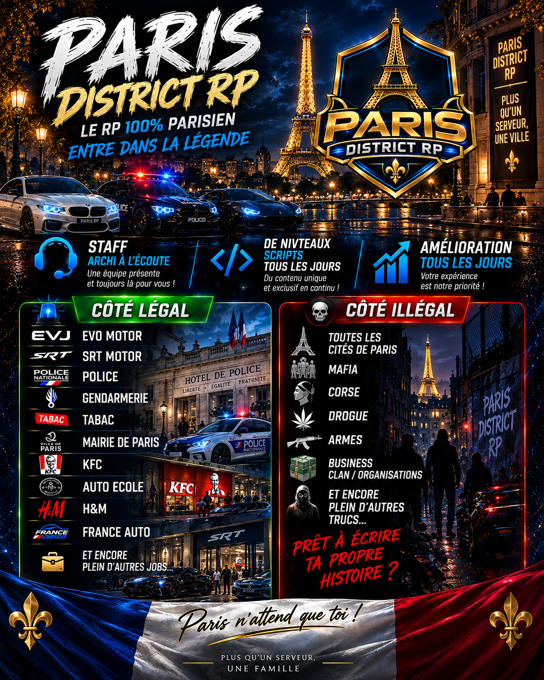 Paris District Rp - Serveur GTA