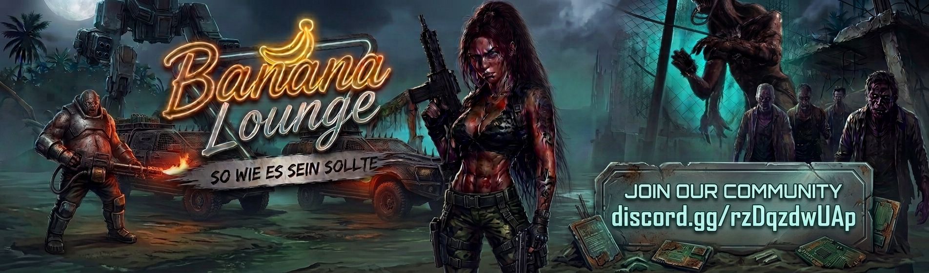 Banana Lounge GER/PVE/Custom Loot/Custom Quest/Loot Skill 2.0 - Server Scum