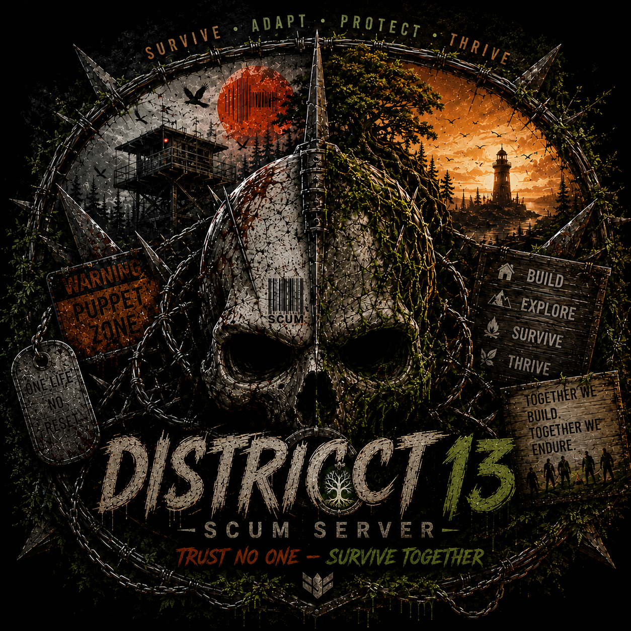 GER/EN - District13 - - Server Scum