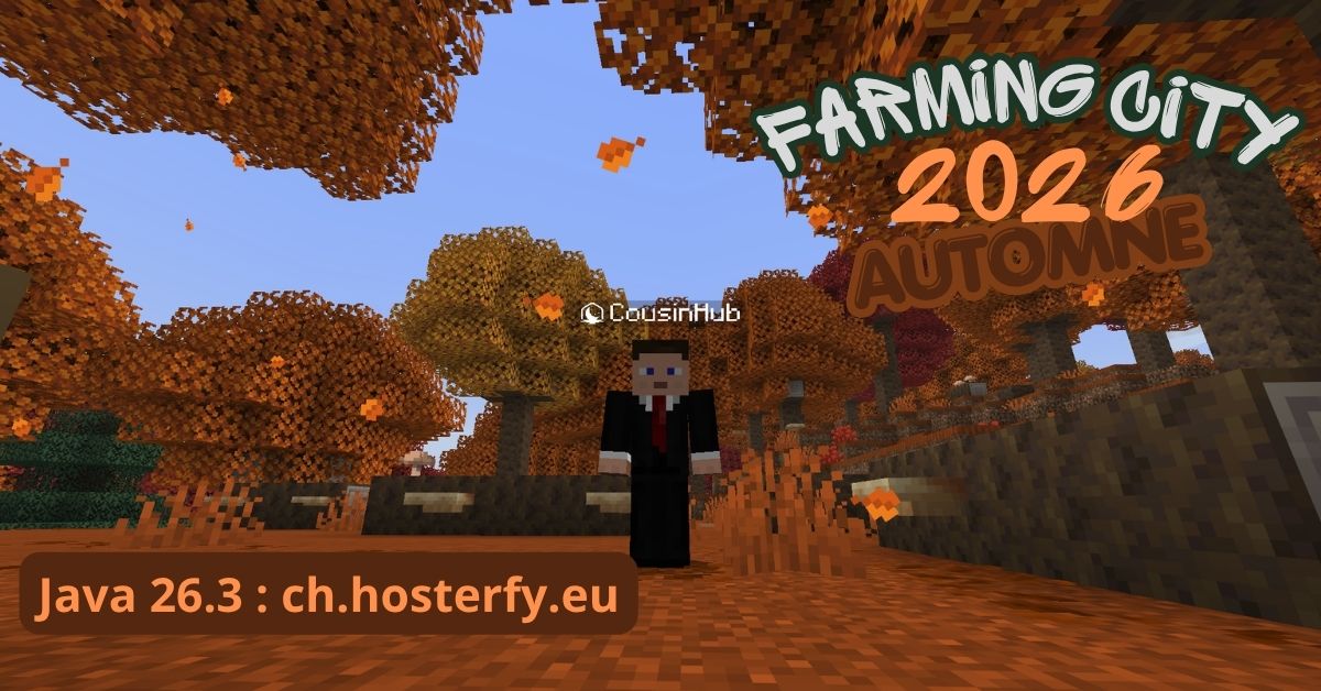 Farming City 2026 - Serveur Minecraft