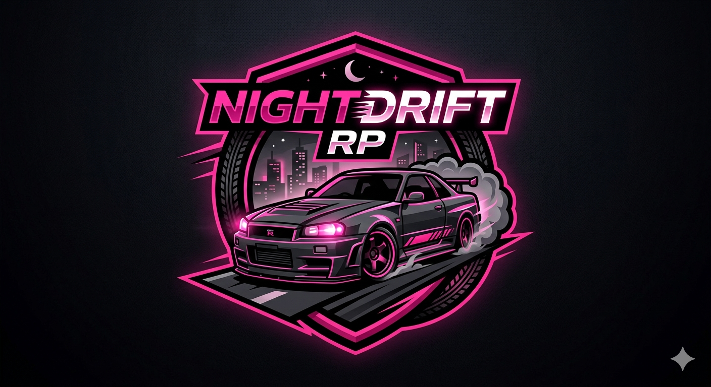 NightDrift RP - Server Grand Theft Auto