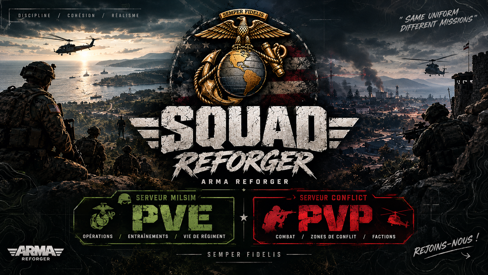 [FR/USA] Squad Reforger  - Serveur Arma Reforger