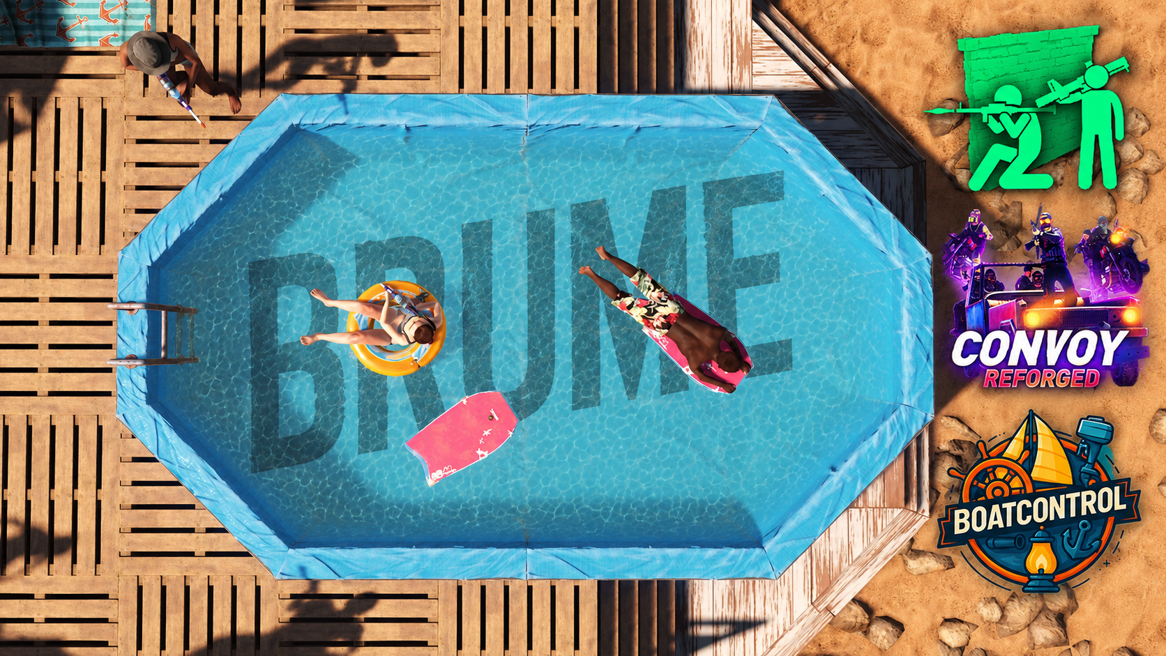 [PVE/PVP] Brume Vanilla+, HappyHours x2, RaidBase, Convoy... - Rust Server