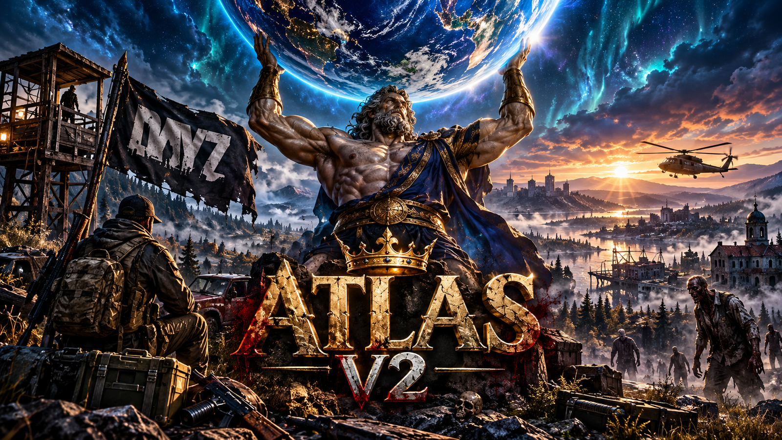 ESP | ATLAS V2 | ELITE PvE | HELICOPTERS | MINING | FISHING - Servidor Dayz