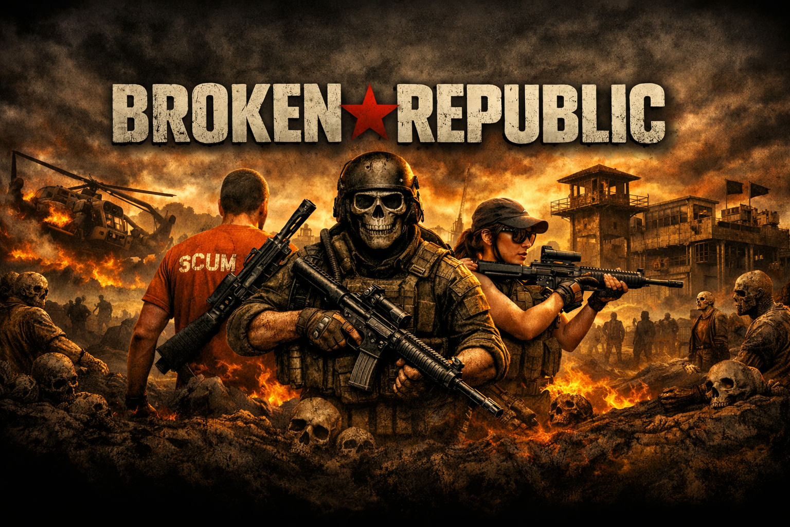 Broken Republic [PVE-PVP-Server] [Starterkit] - Server Scum