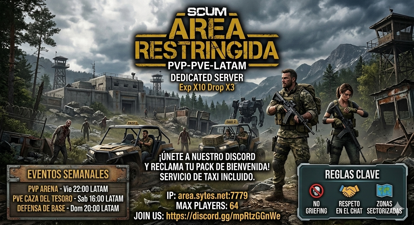 Área Restringida  - Servidor Scum