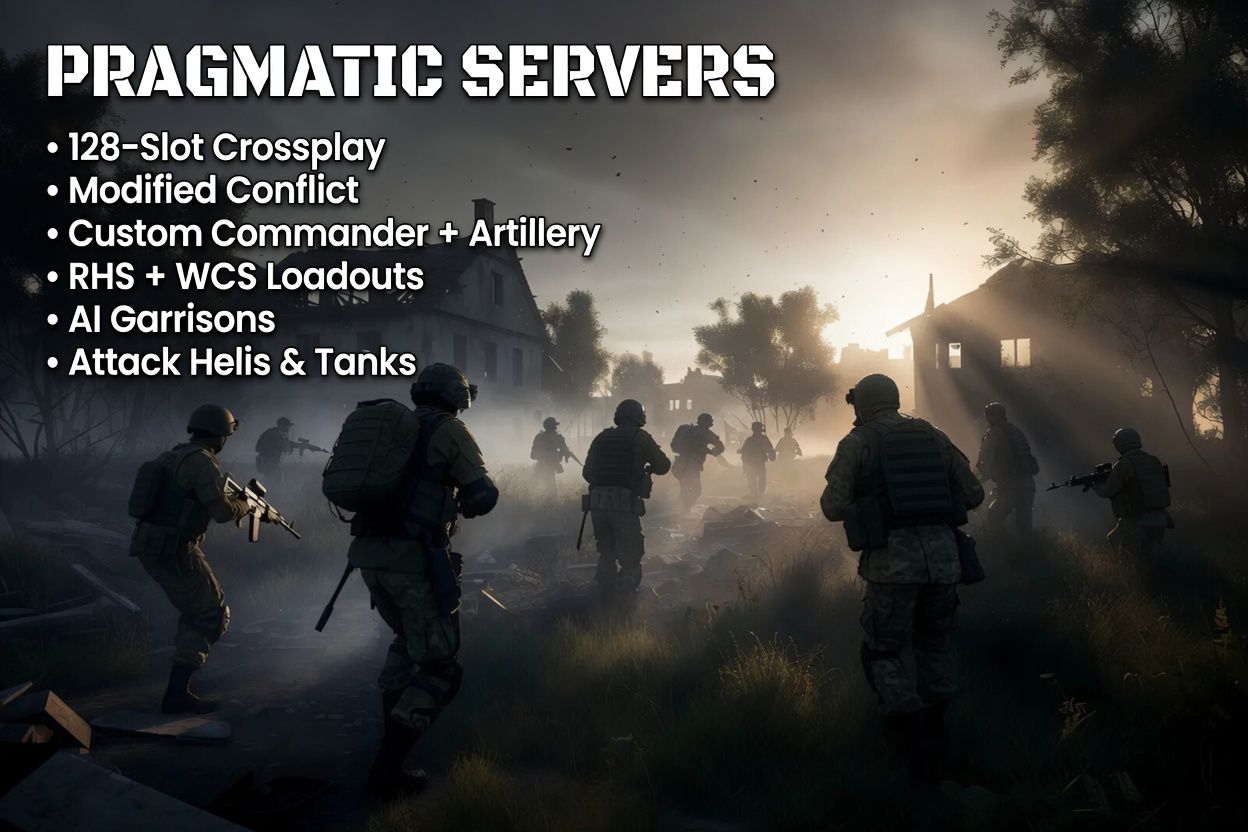 [EU/UK 1] Pragmatic | Serhiivka Conflict | discord.pragmaticservers.com - Arma Reforger Server