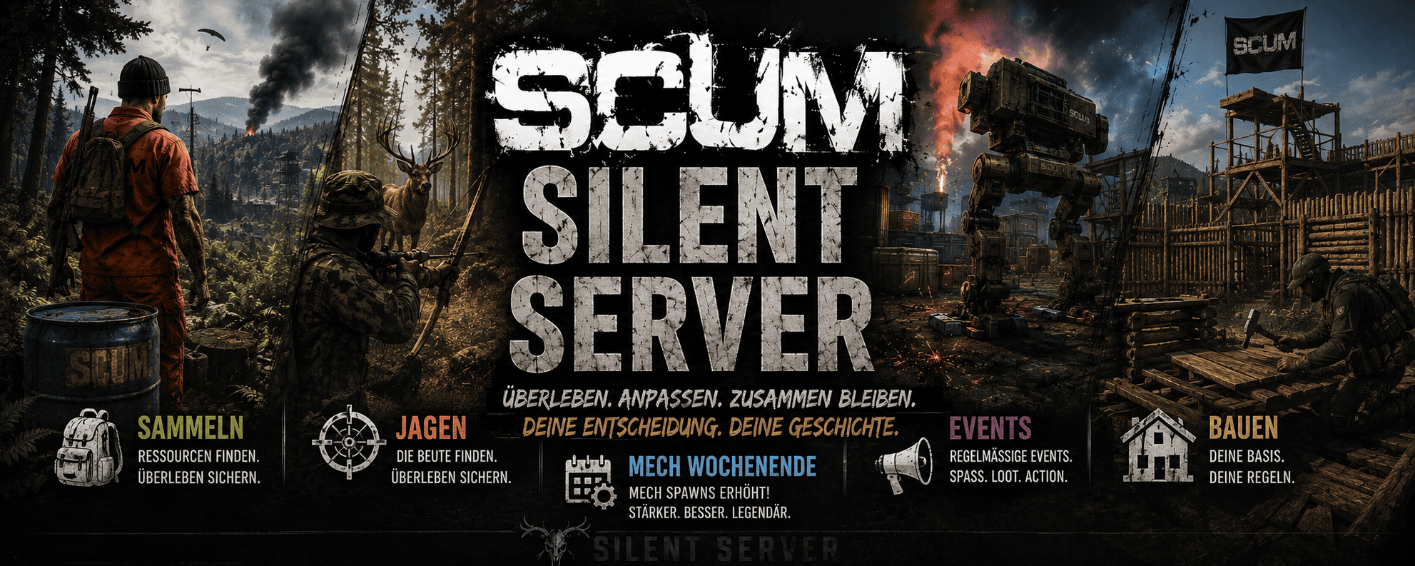 Silent Server│Ger │ HighLoot │Mech WE│PVE Server - Server Scum