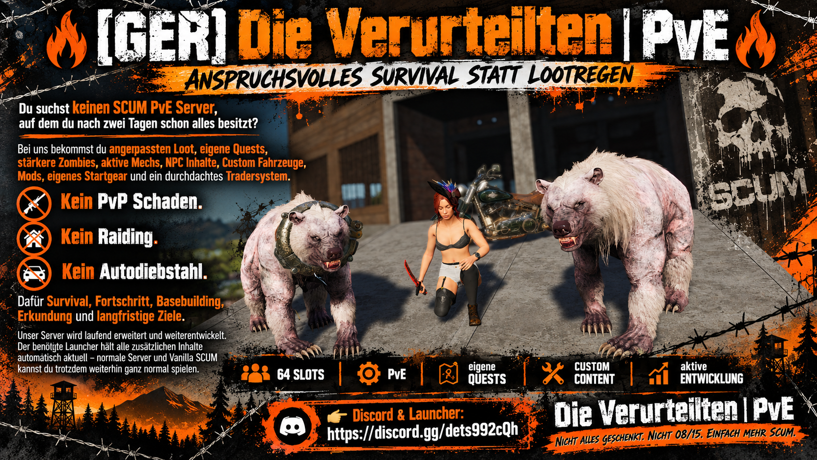 NEUER DISCORD LINK [GER] Die Verurteilten I PvE - Server Scum