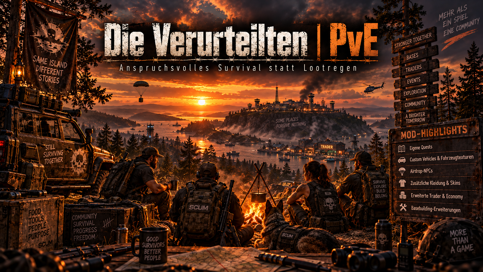 NEUER DISCORD LINK [GER] Die Verurteilten I PvE - Server Scum