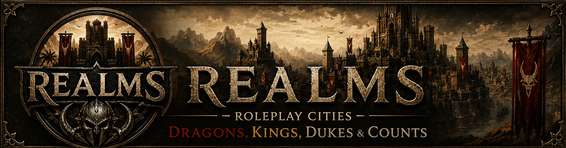 [RP Casual] Realms - Roleplay Cities - Dragons, Kings, Dukes and Counts - Conan Exiles Server