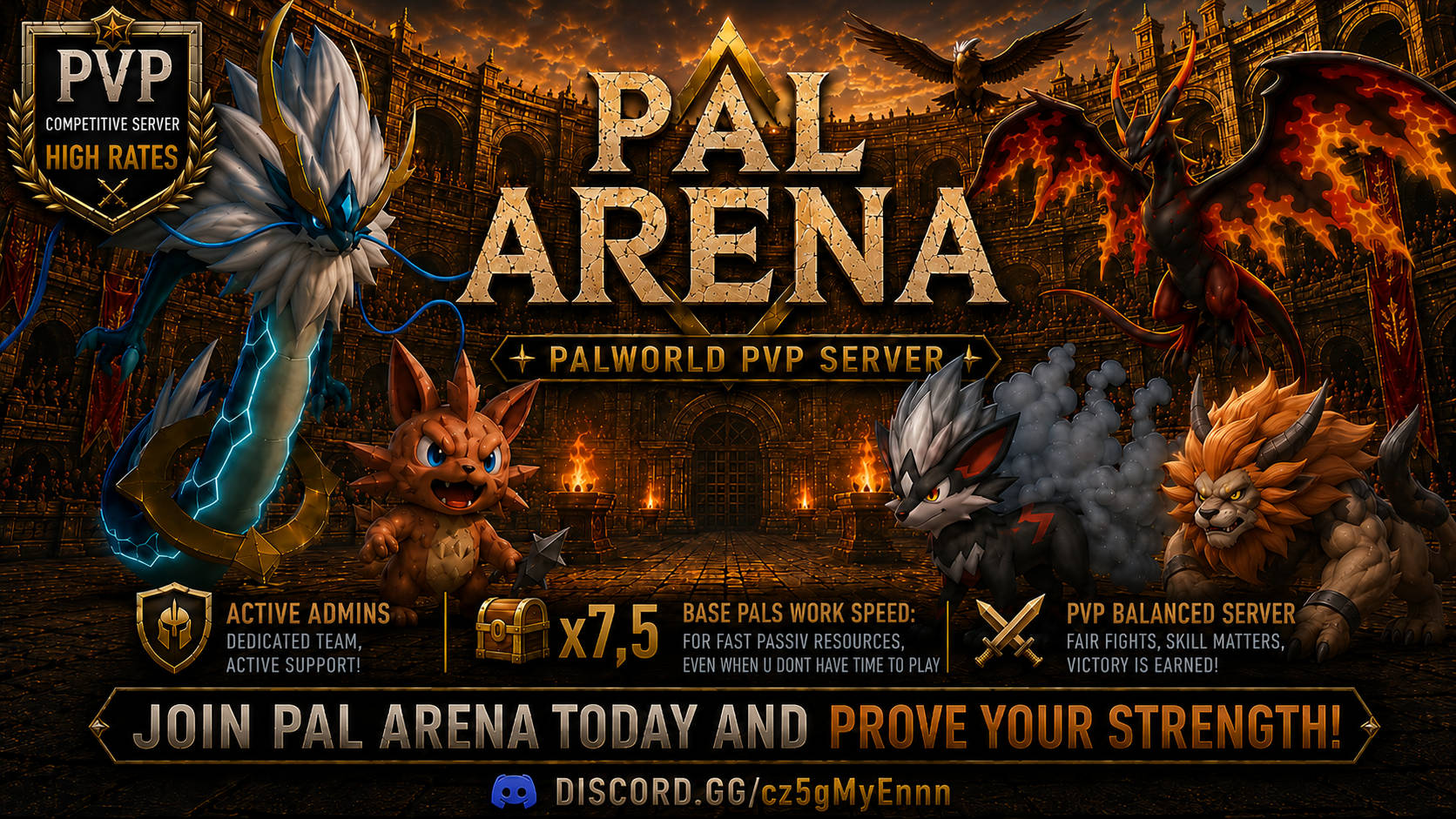 PaL Arena - Palworld Server