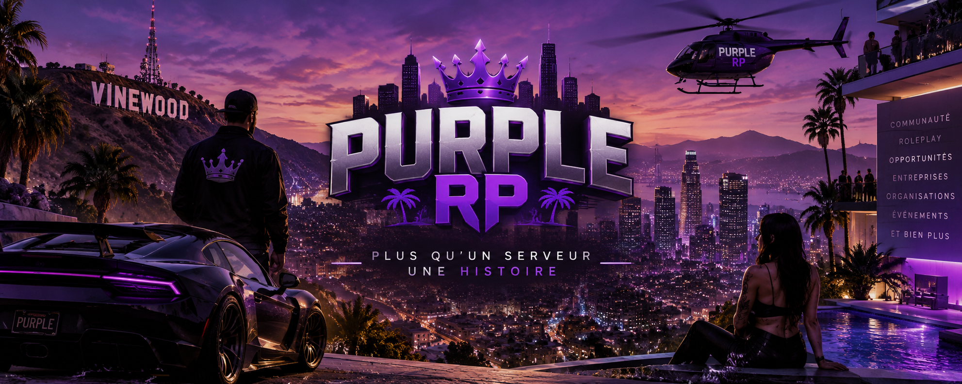 Purple RP - Serveur GTA