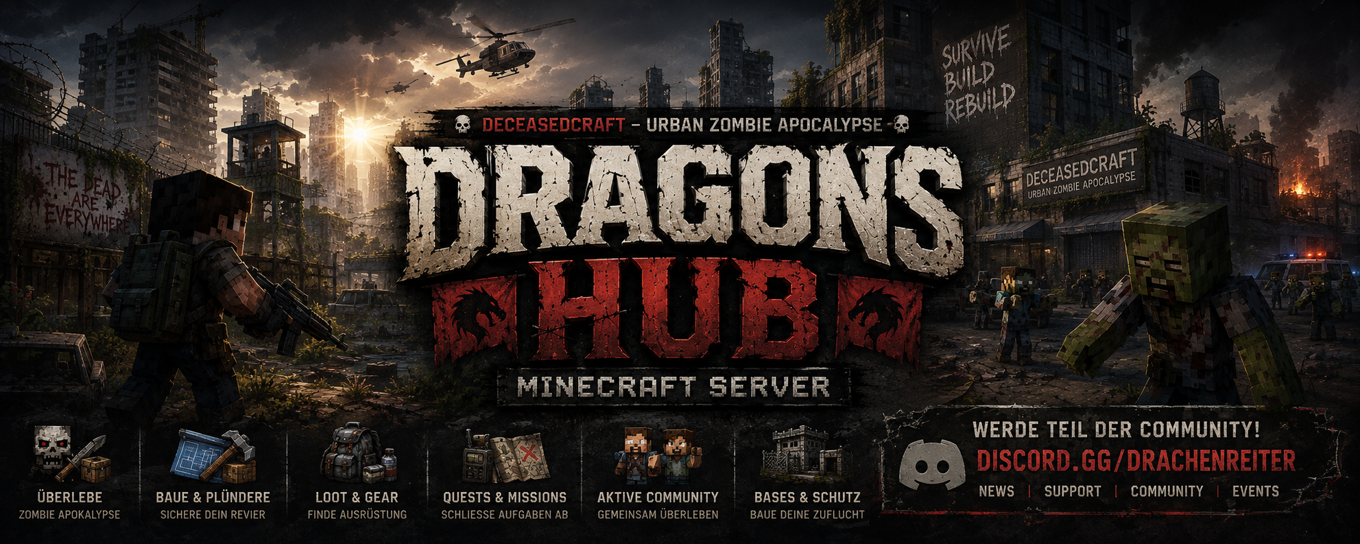 Dragons Hub - Server Minecraft