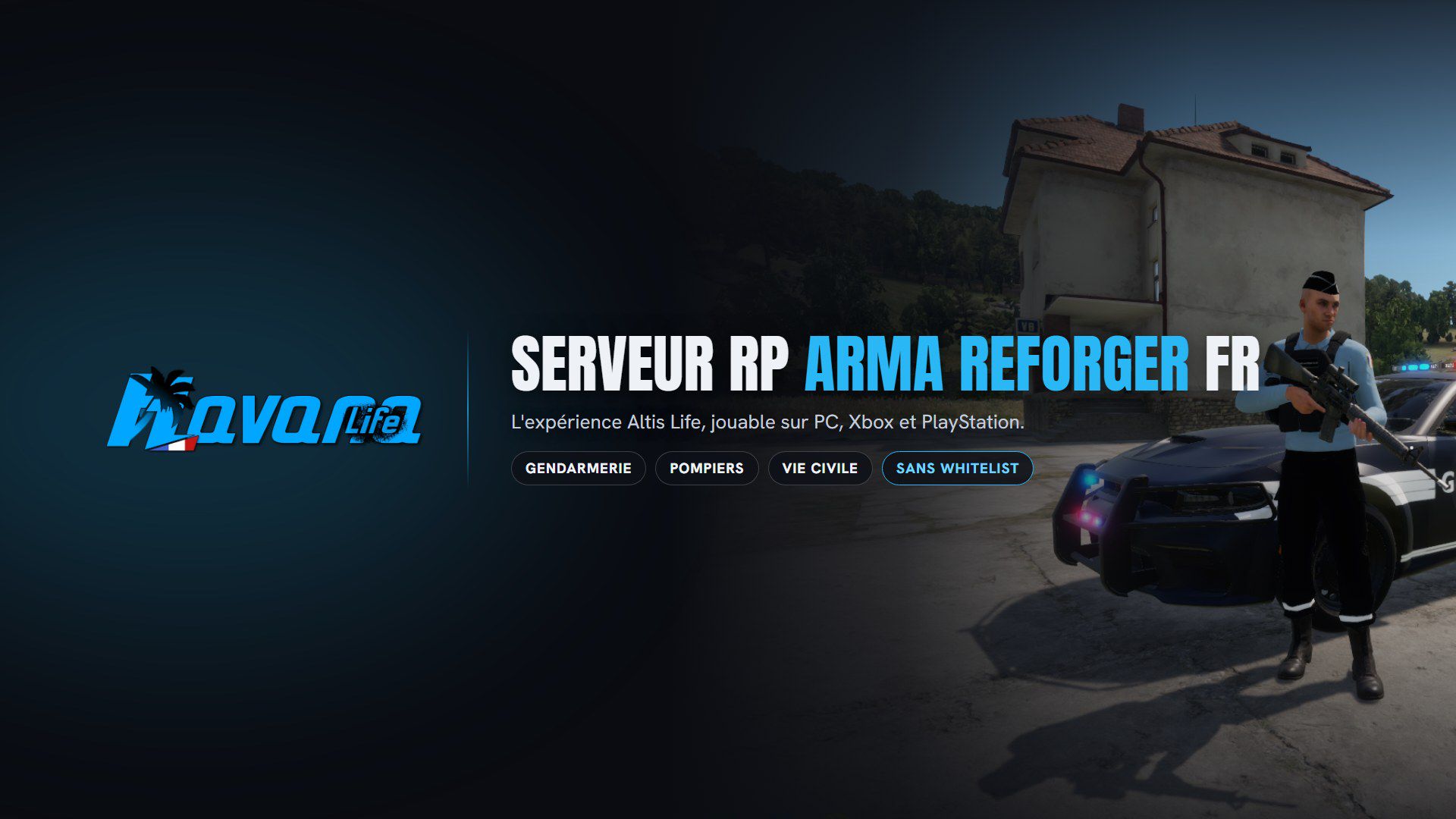 Havana-Life | Serveur life arma reforger | Béta ouverte le 16/10/2026 à 20h00 - Serveur Arma Reforger
