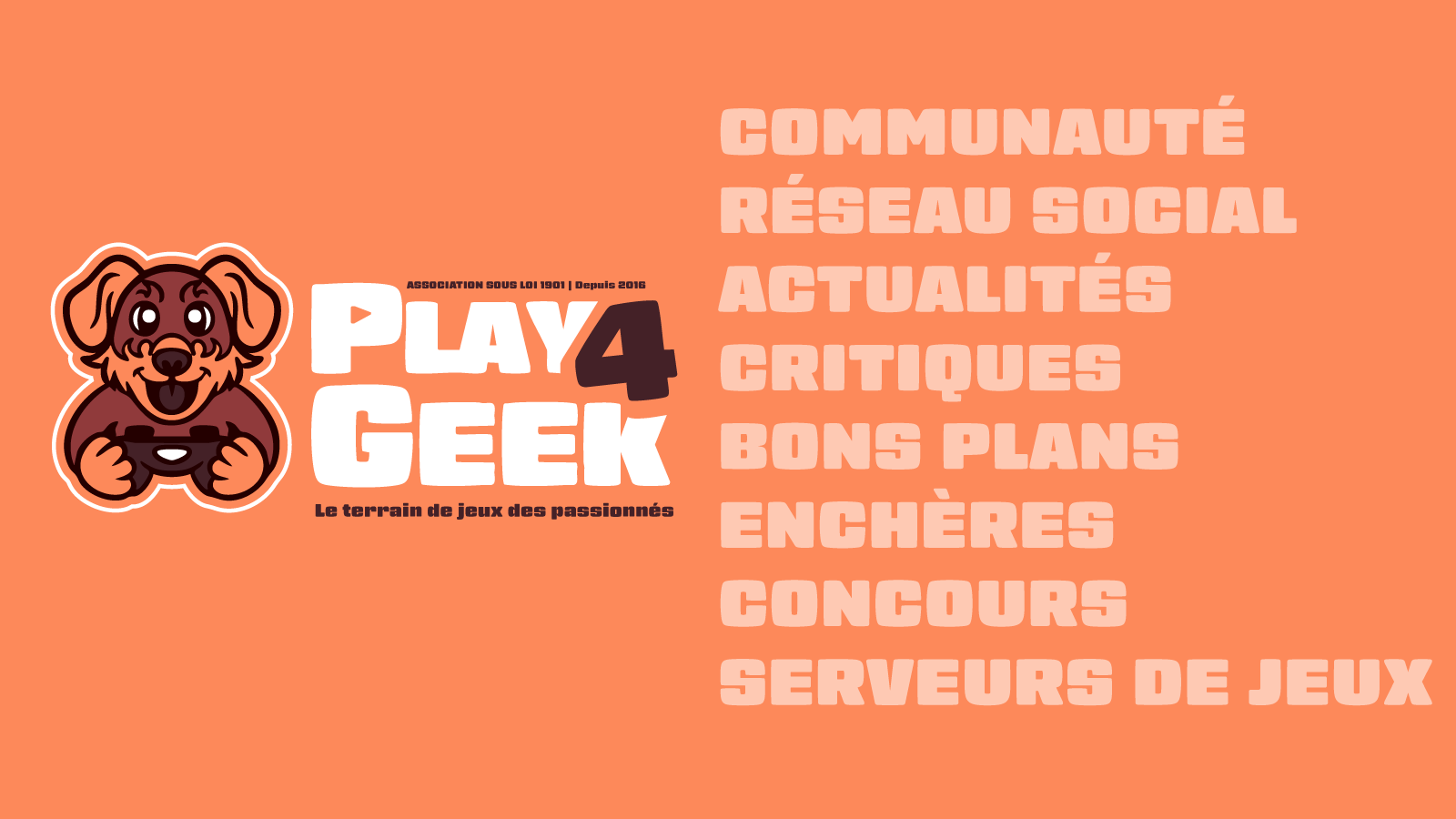 Play4Geek - Serveur Discord