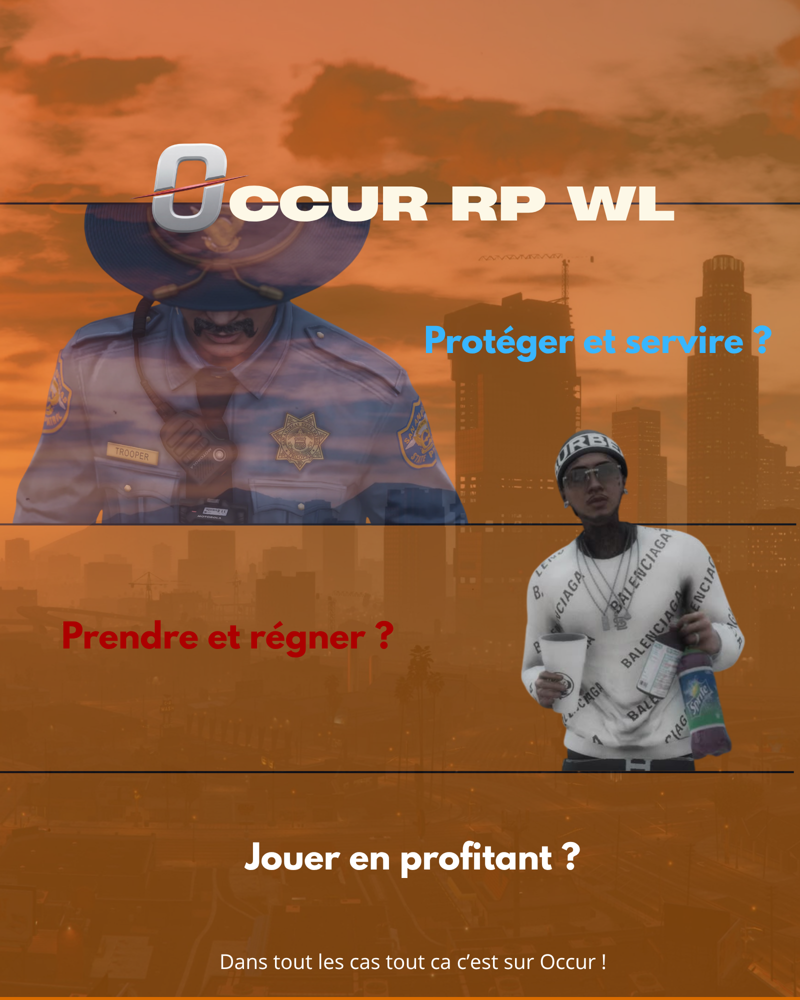 Occur RP WL - Serveur GTA