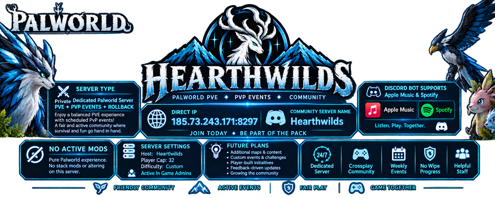 Hearthwilds - Palworld Server