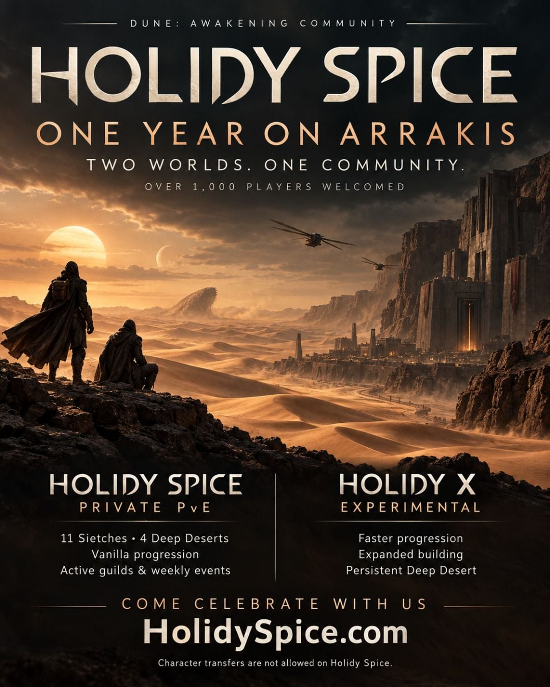 Holidy Spice — Private PvE (NA East) - Dune Awakening Server