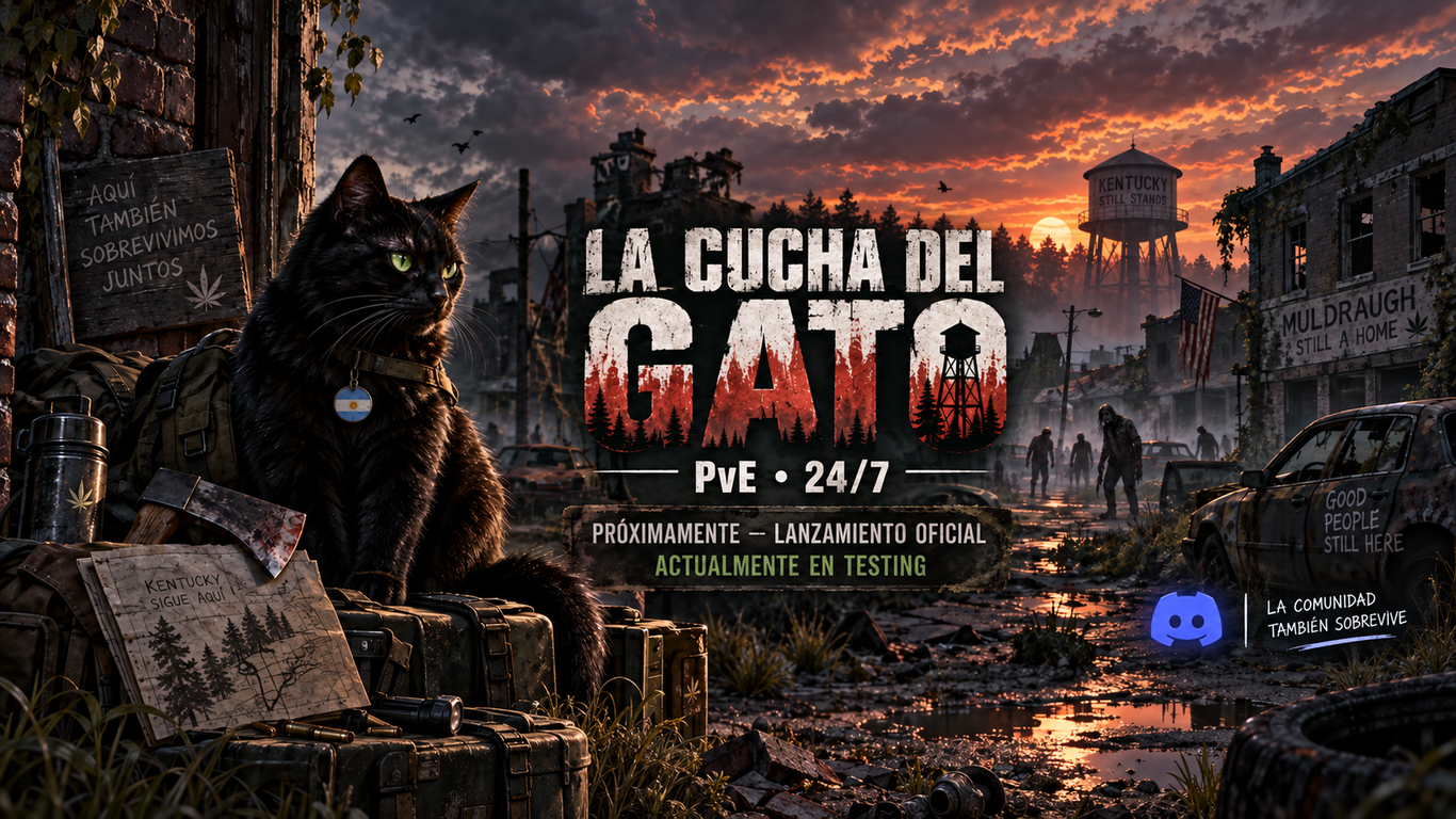 [SA/LATAM] La cucha del GATO | B42 | PVE | ARG | 24/7 | Testing abierto - Servidor Project Zomboid