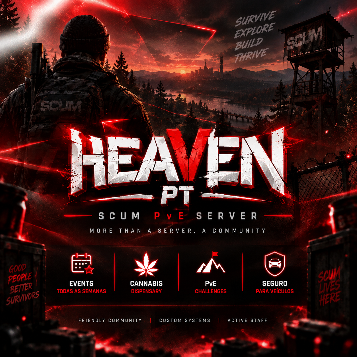 HEAVEN | PvE • Survival • EU - Scum Server