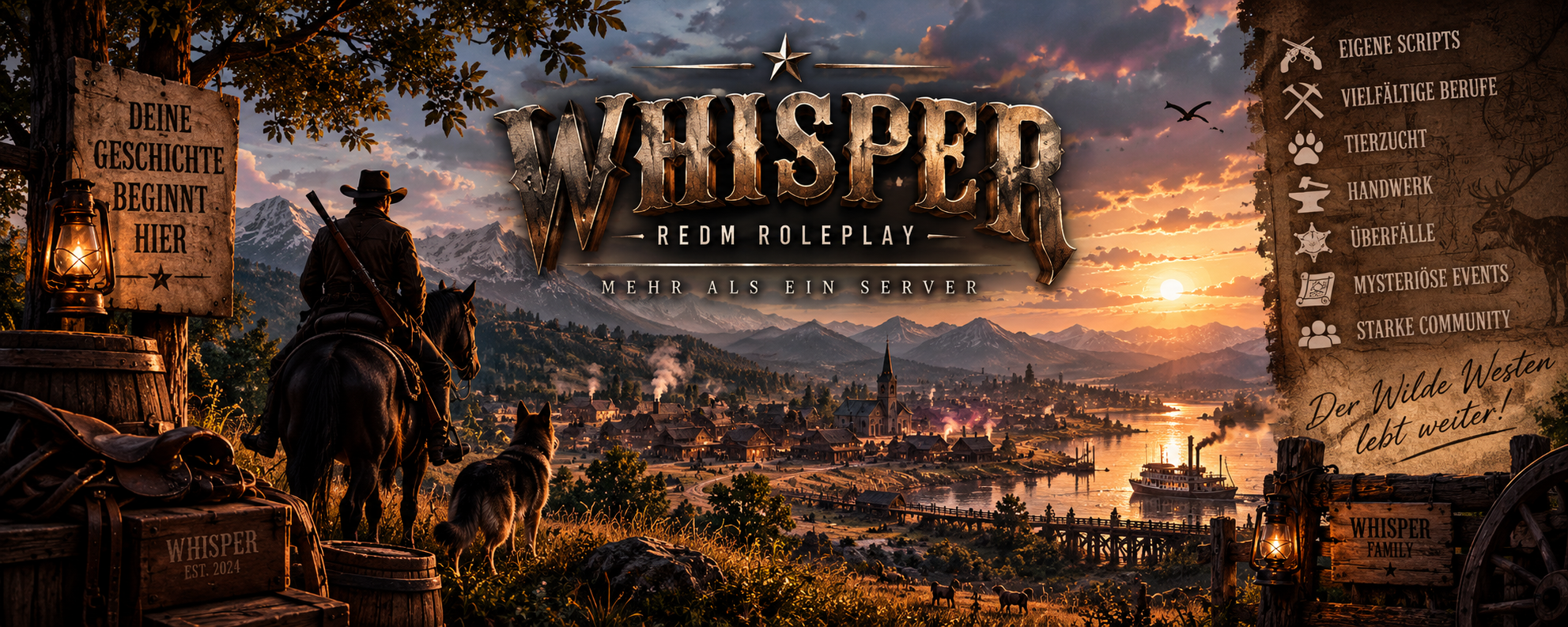 Whisper RP - Server Red Dead Redemption 2