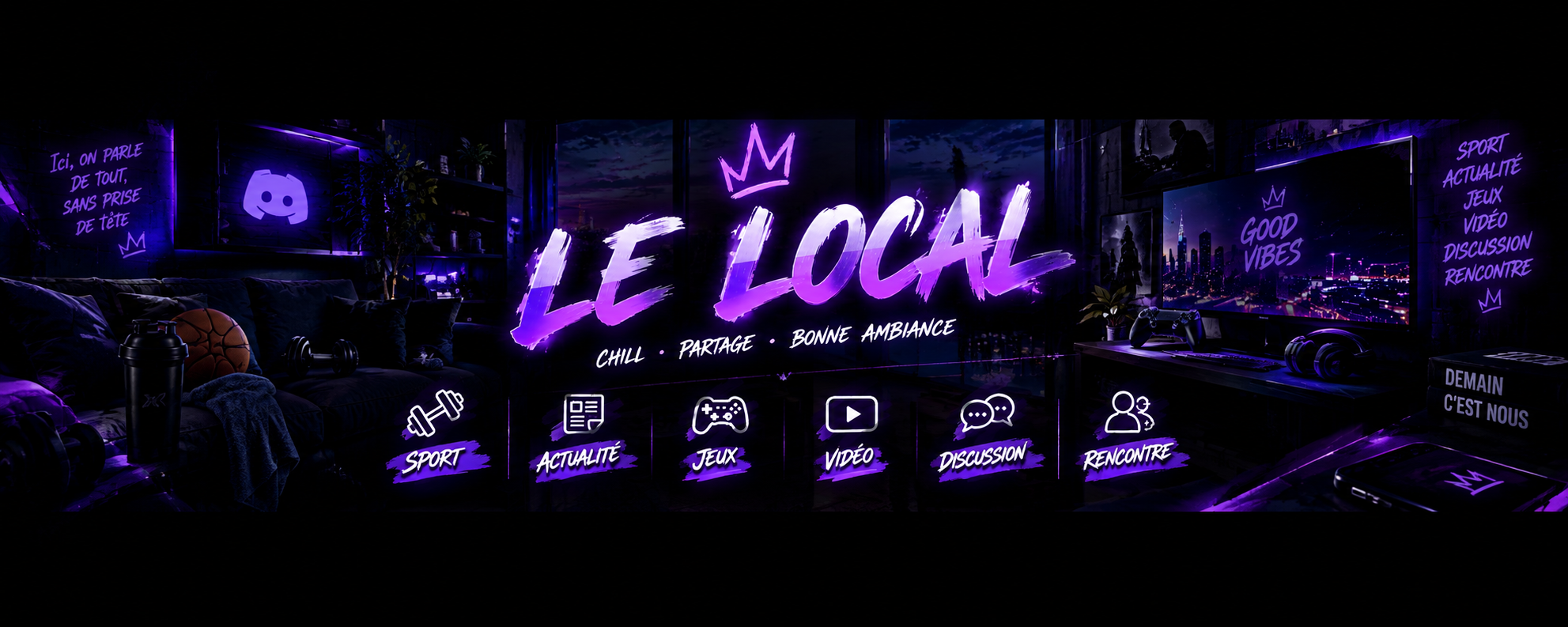 ☕・Le Local - Serveur Discord