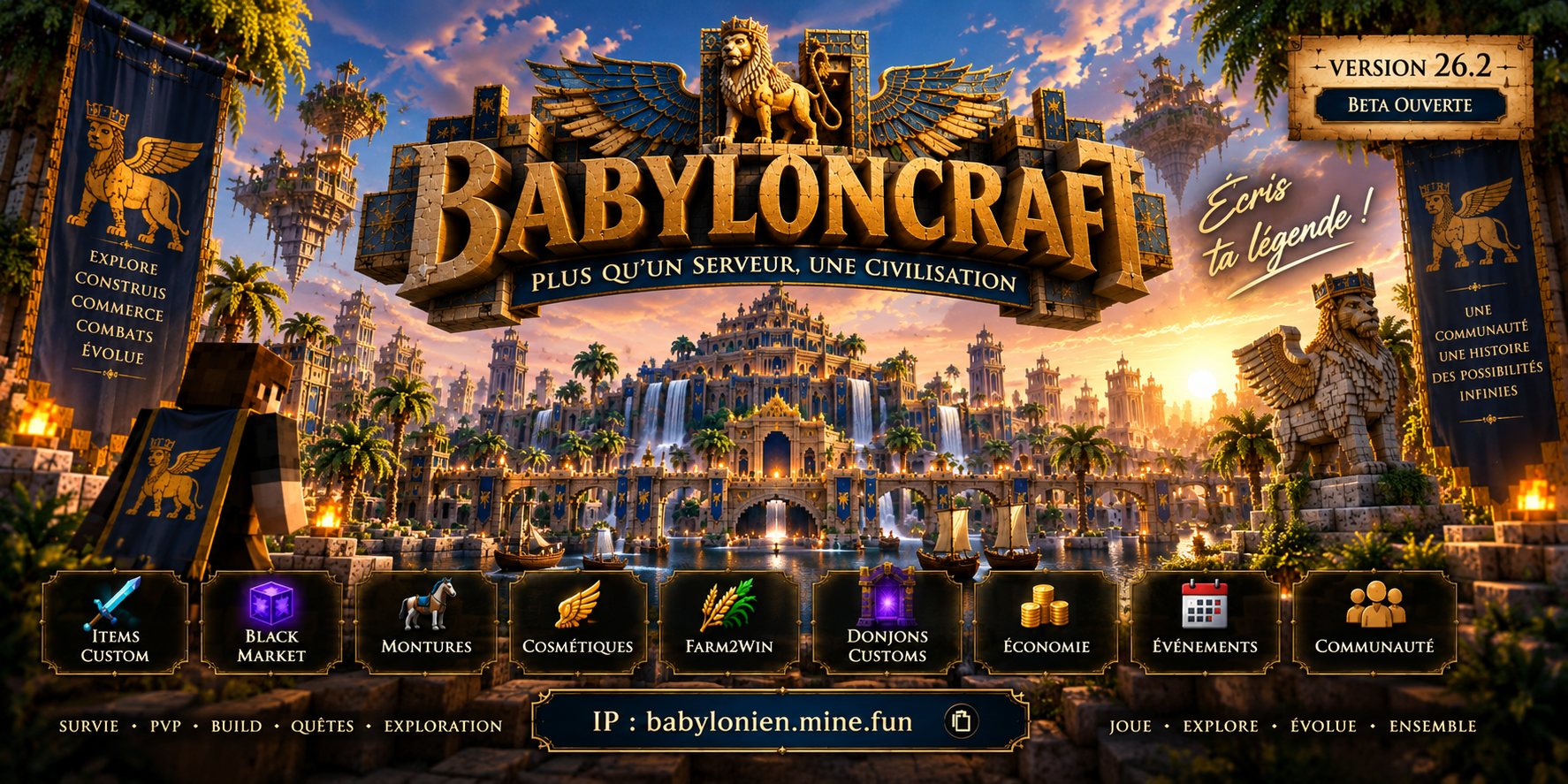 BabyloneCraft - Serveur Minecraft
