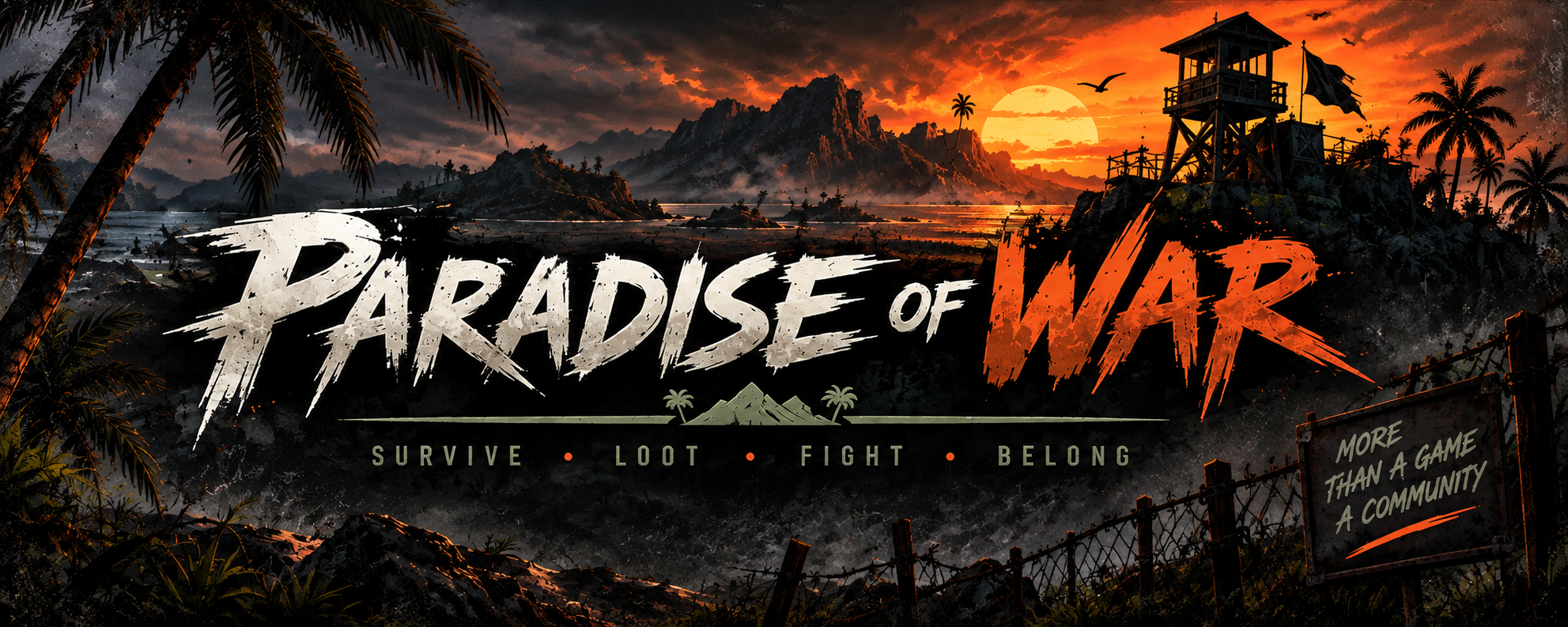 Paradise of War (No Mech Bot Shop Max Loot) - Scum Server