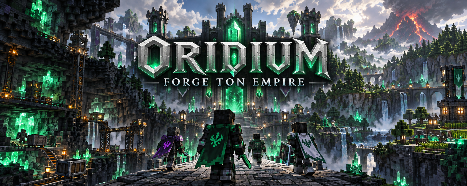 ORIDIUM | PvP Factions Moddé - Serveur Minecraft