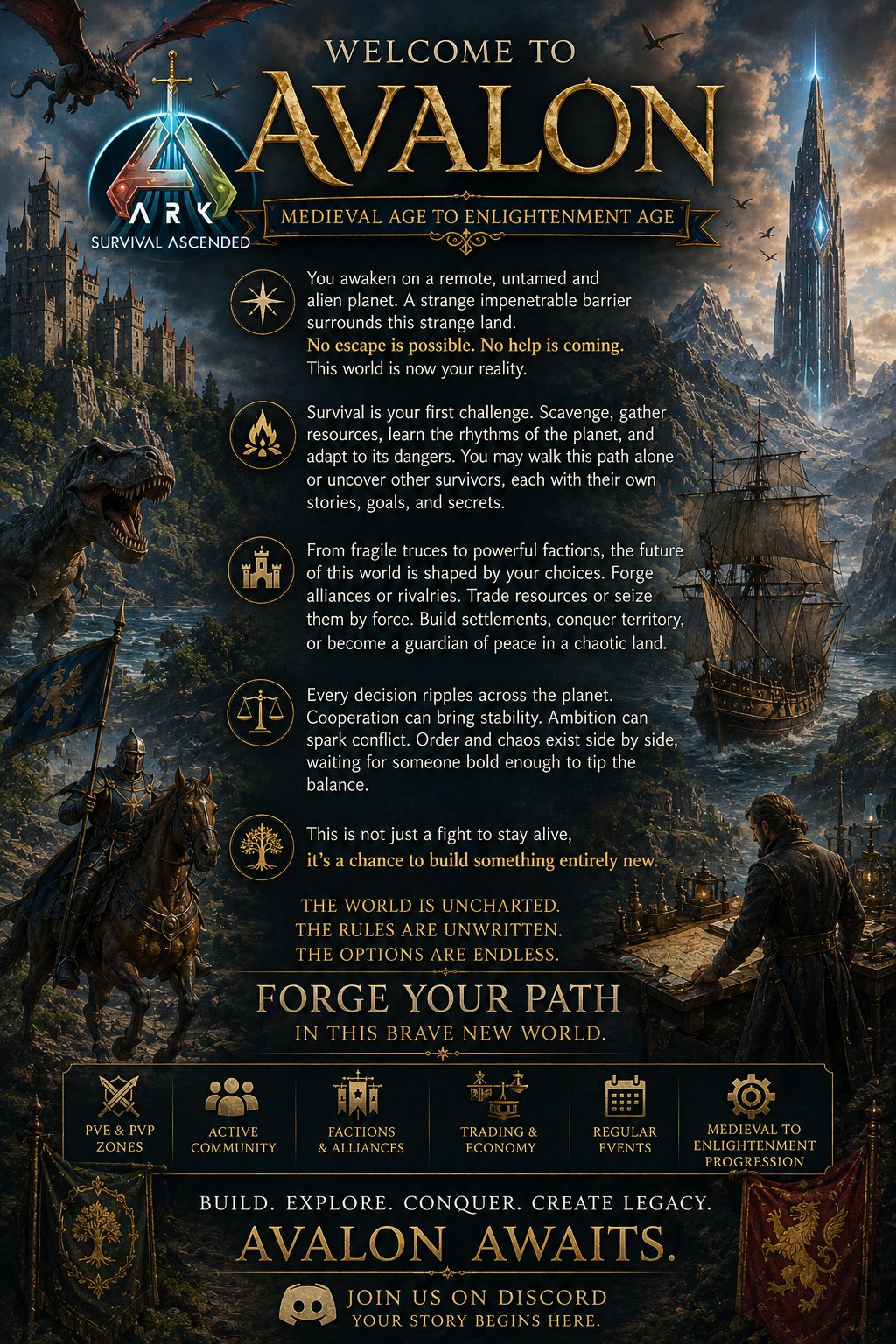 Avalon RP - ARK Survival Ascended Server
