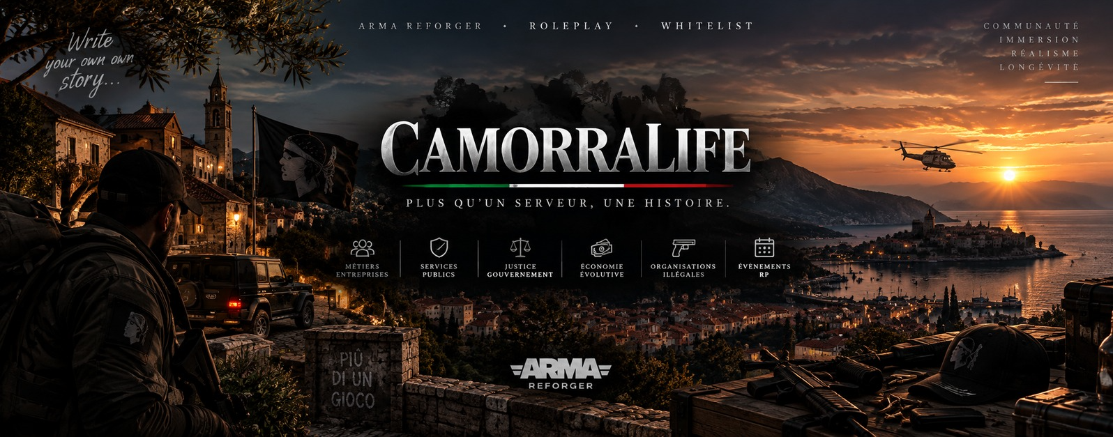 👑・CAMORRALIFE-RP - Serveur Arma Reforger