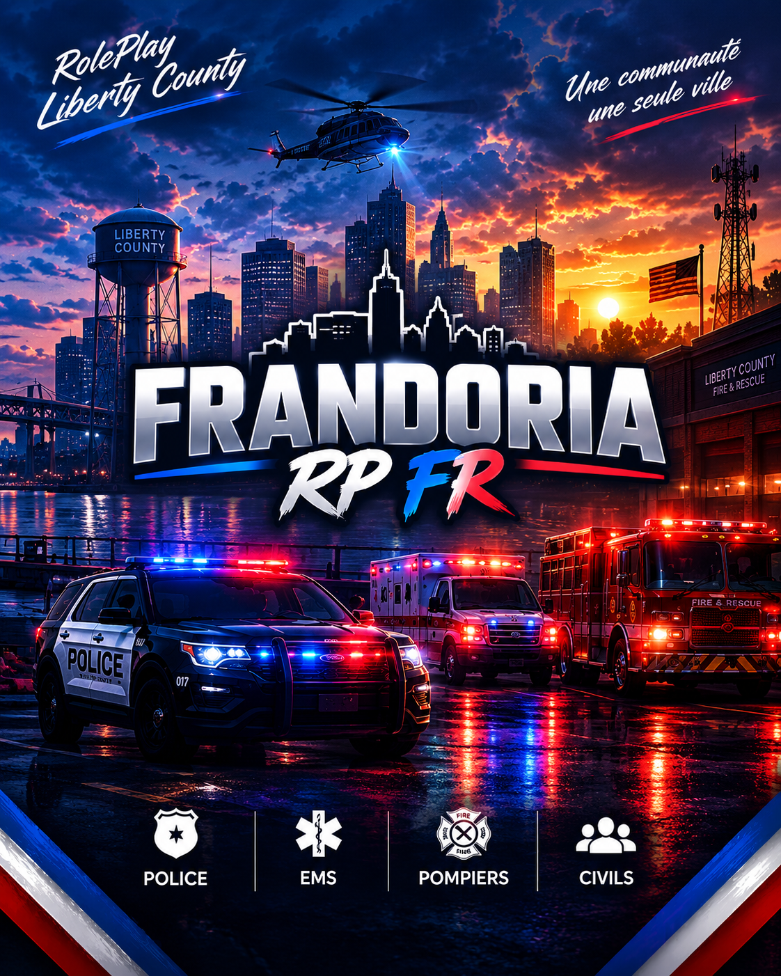 Frandoria RP FR - Serveur Roblox