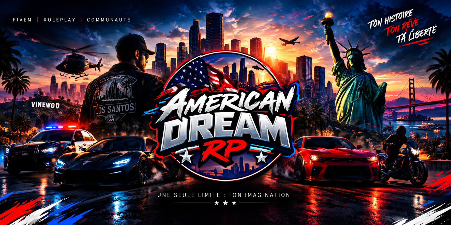 AMERICAN DREAM RP - Serveur GTA