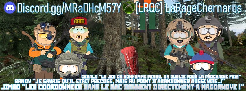 [LRQC] LaRageChernarus — PVE & Purge Mensuelle (Xbox / PC) - Serveur Dayz