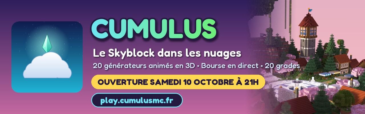 Cumulus - Serveur Minecraft