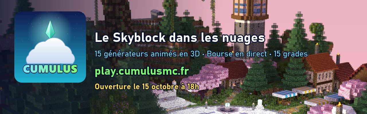 Cumulus - Serveur Minecraft