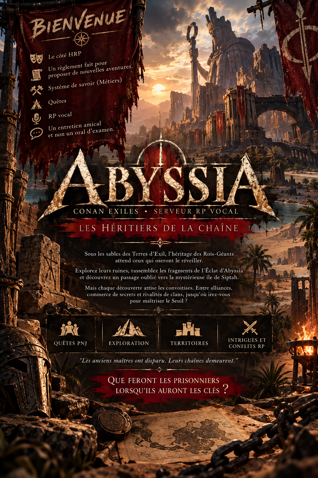 Abyssia RP Vocal - Serveur Conan Exiles