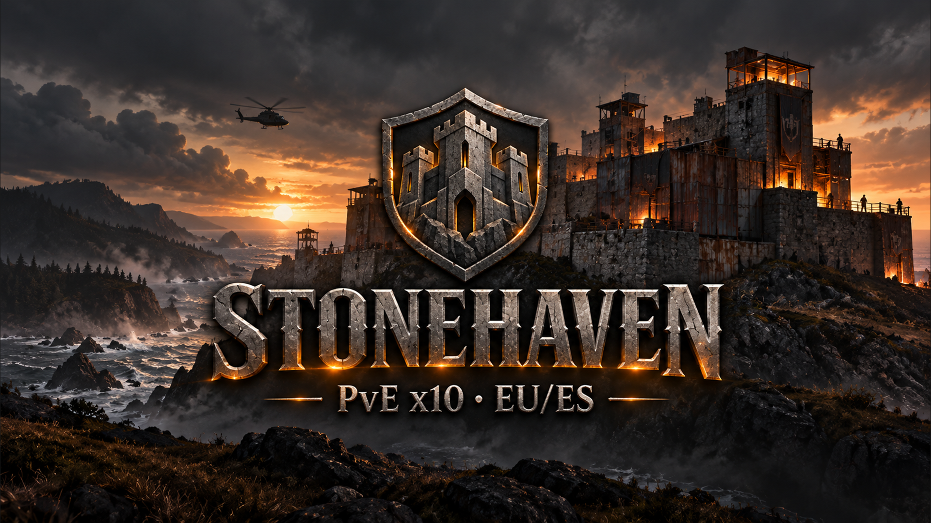 Stonehaven PvE x10 | Skills & Invasions | Max 6 - Rust Server