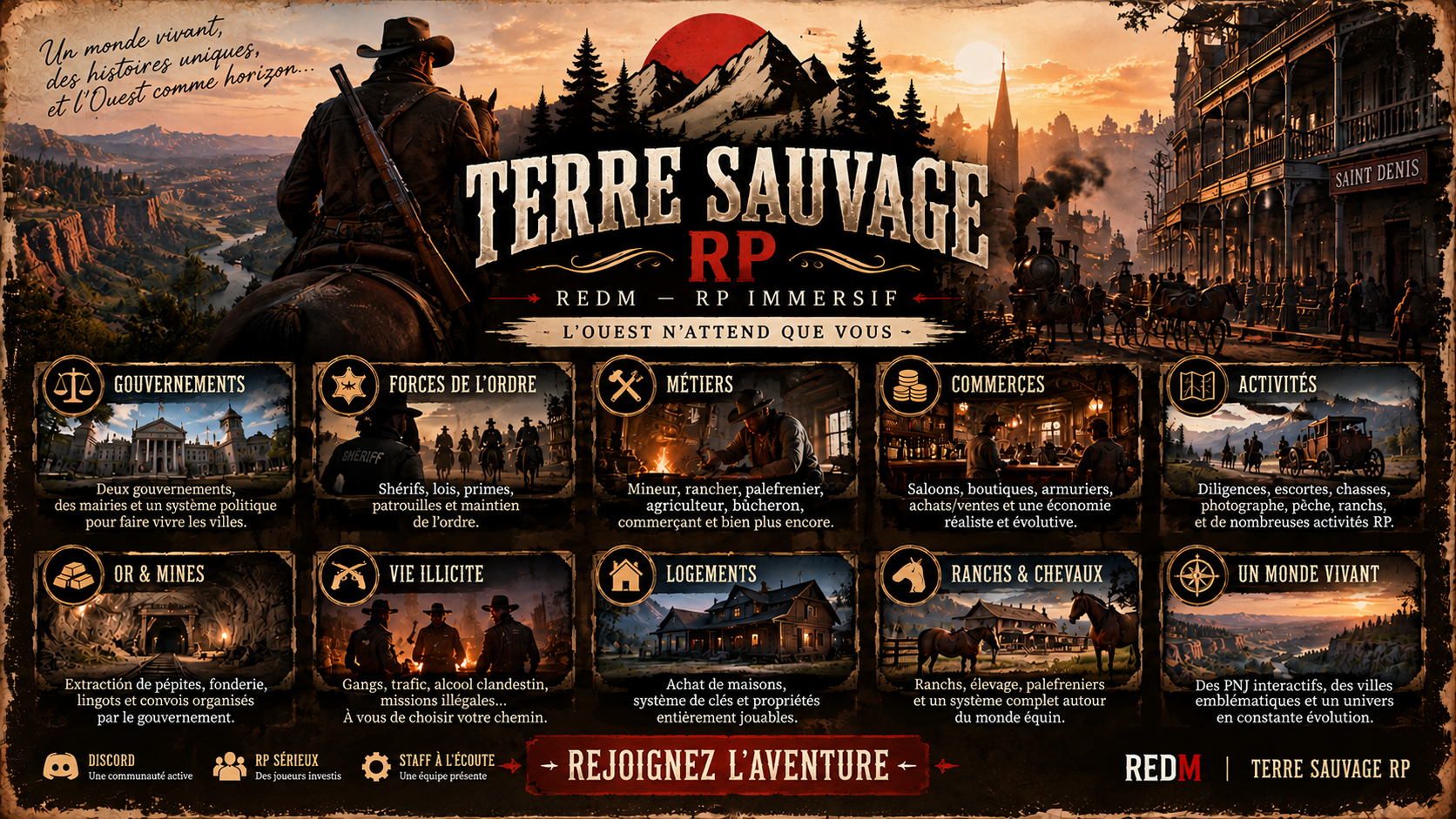 Terre Sauvage - Serveur Red Dead Redemption 2