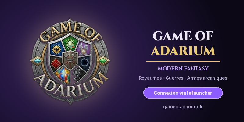 GameOfAdarium  - Serveur Minecraft