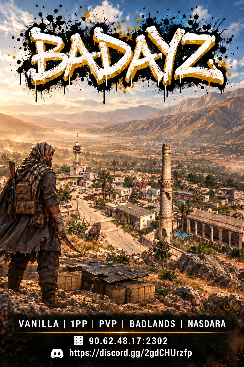 BADAYZ | VANILLA | 1PP | PVP | BADLANDS | NASDARA - Serveur Dayz