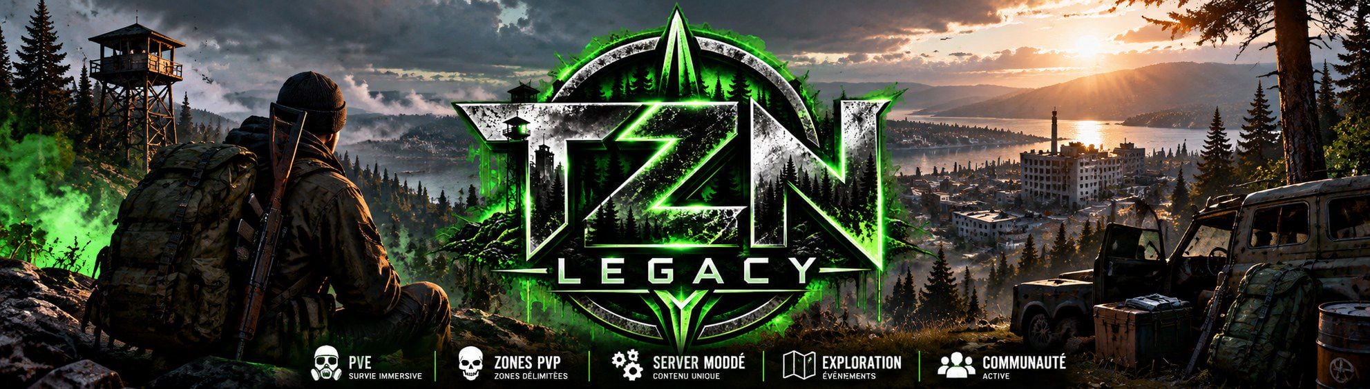 TZN Legacy | PvE | Zones PvP | Survie - Serveur Dayz