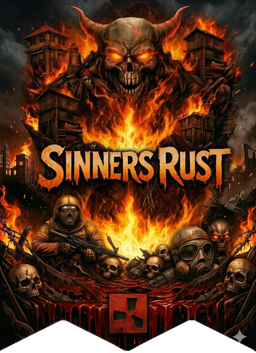 SINNERS VANILLA| PvP/PvE | Monthly - Rust Server