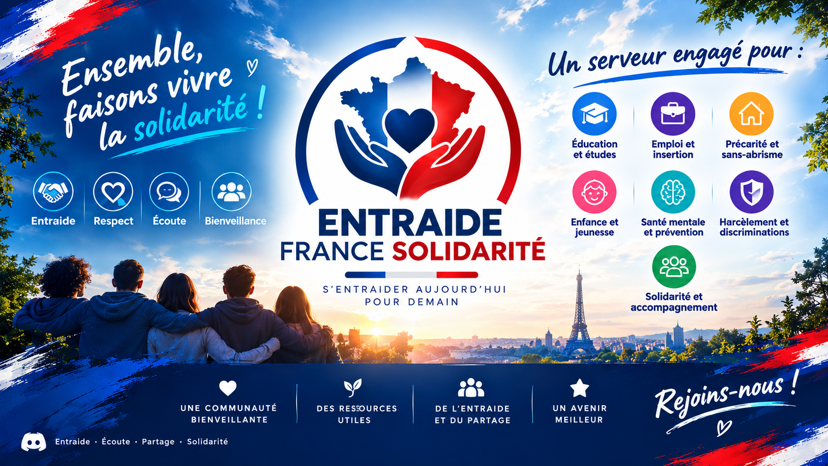 Entraide France Solidarité - Serveur Discord