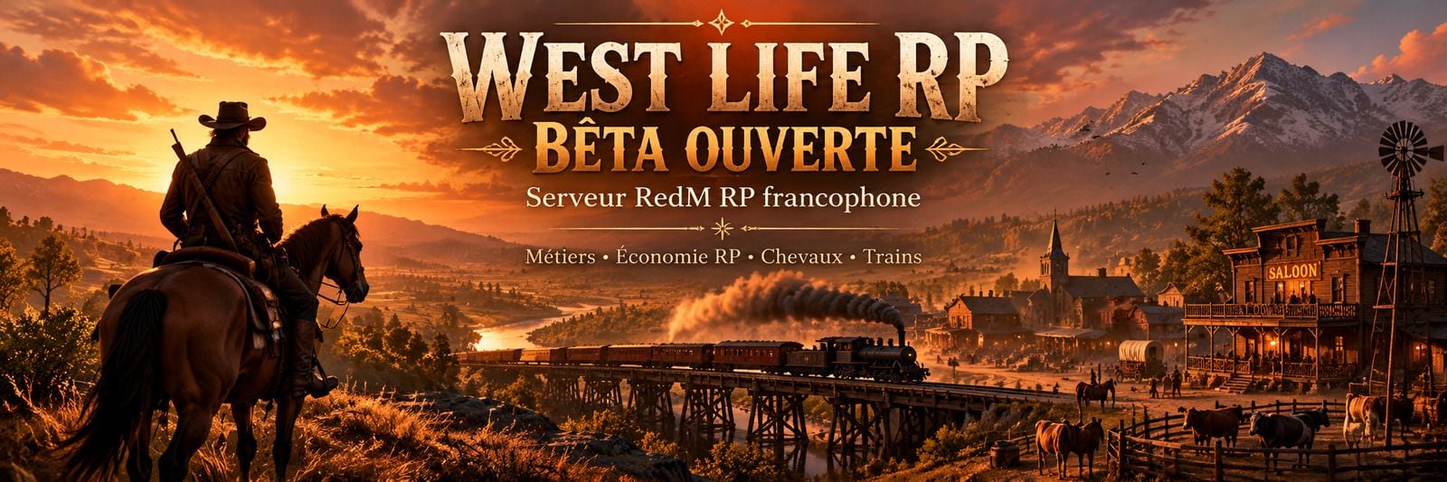 WEST LIFE RP — BÊTA OUVERTE - Serveur Red Dead Redemption 2