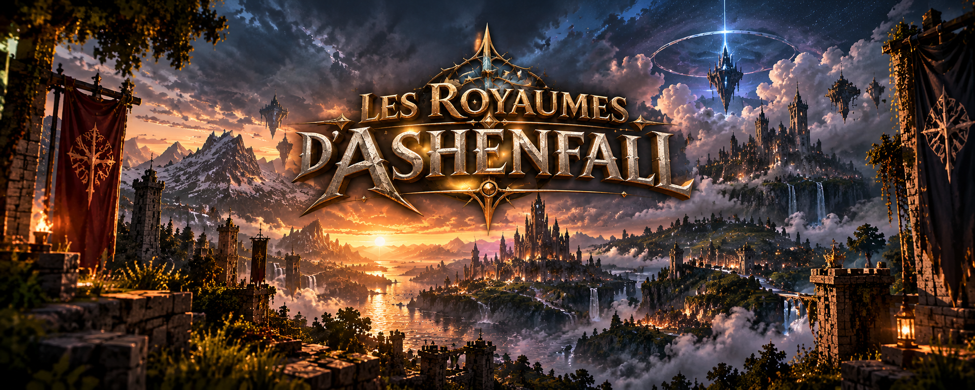 🐉 Les royaumes de Ashenfall - Serveur Discord